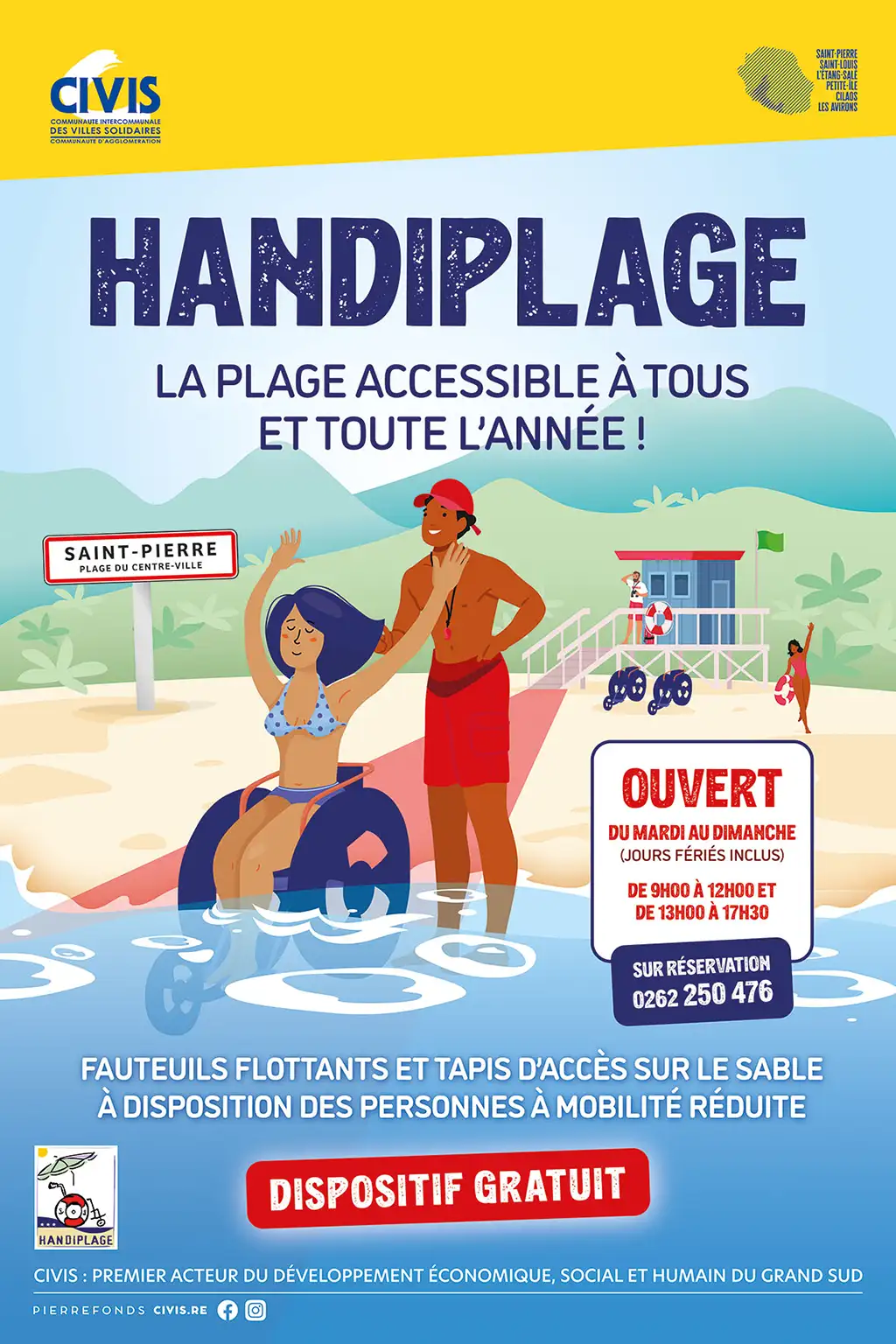 affiche handiplage 2025