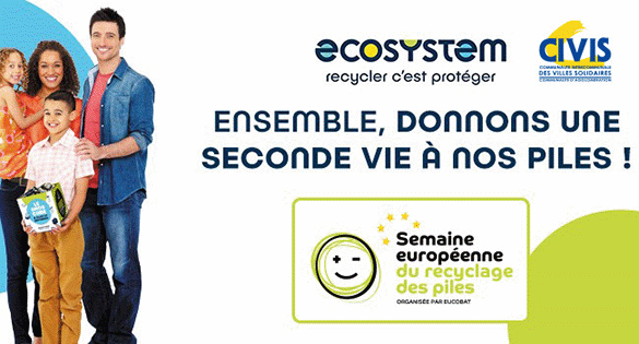 Semaine Européenne du recyclage des piles